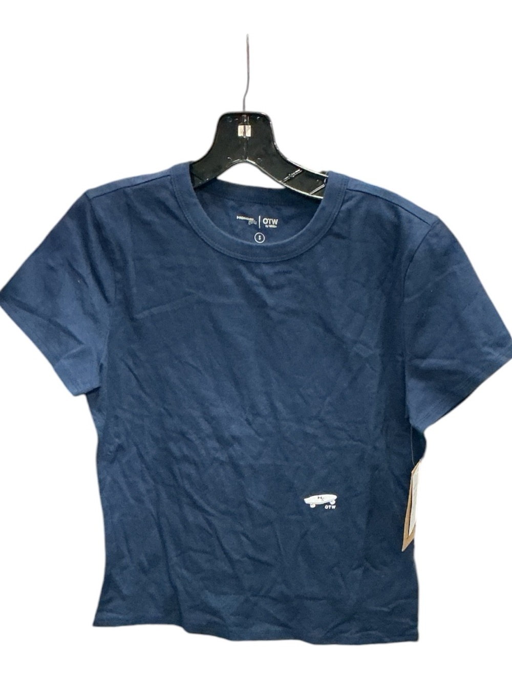 Homme  girls OTW by Vans Navy Crew Neck T-Shirt